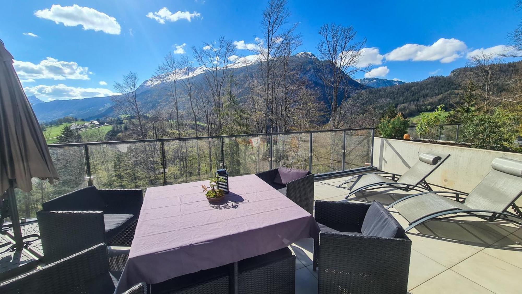 Le Berceau Des Aiguilles - Vue Montagne, Terrasse - Aravistour Lejlighed Saint-Jean-de-Sixt Eksteriør billede
